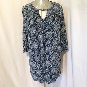 AEO Boho Keyhole Dress L